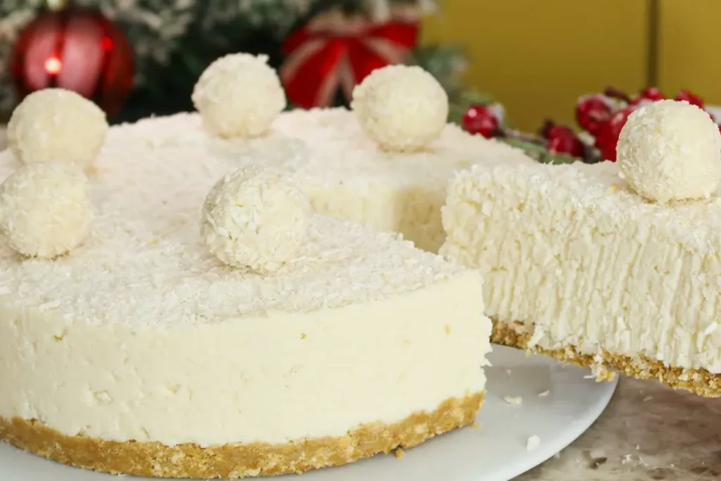 Torta Rafaello Cremosa E Irresistível Com Sabor De Bombom 7 Torta Rafaello