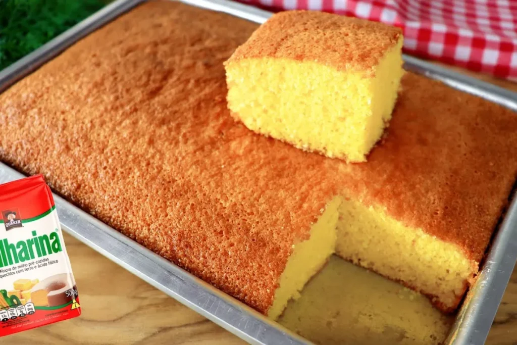 Bolo De Milharina Fácil E Fofinho Para O Lanche Da Tarde 7 Bolo De Milharina
