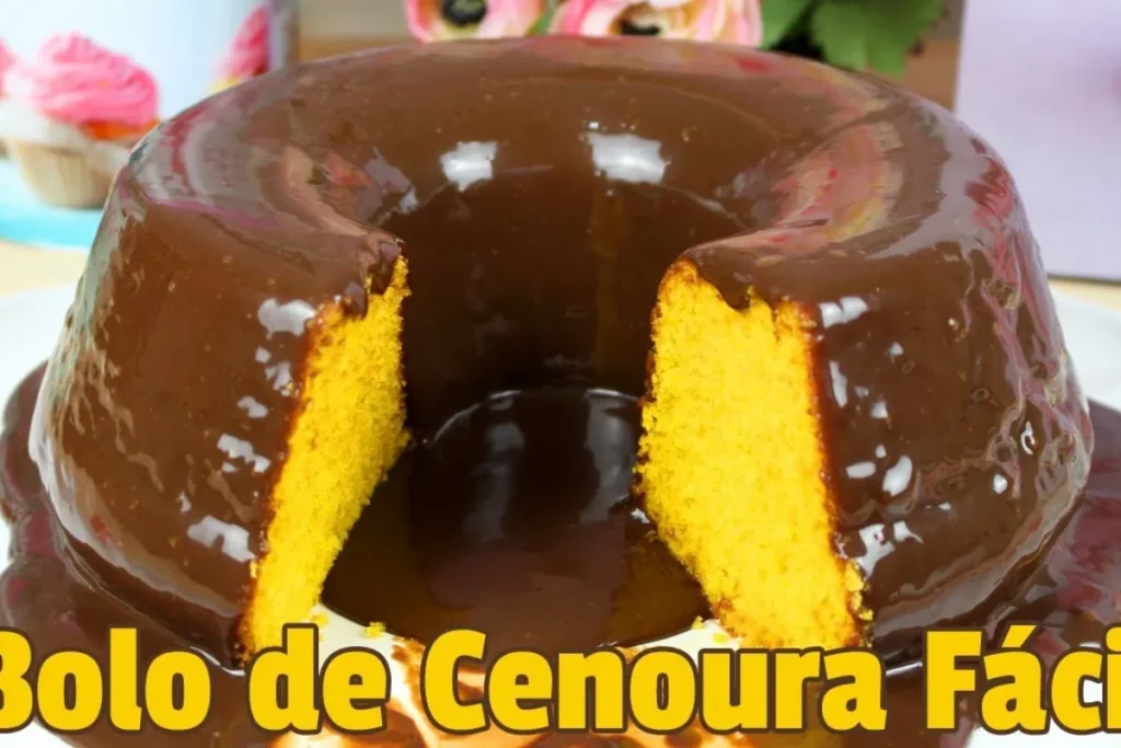 Bolo De Cenoura Fácil Com Cobertura Cremosa: Clássico Do Café Da Tarde Que Nunca Falha 7 Bolo De Cenoura Fácil