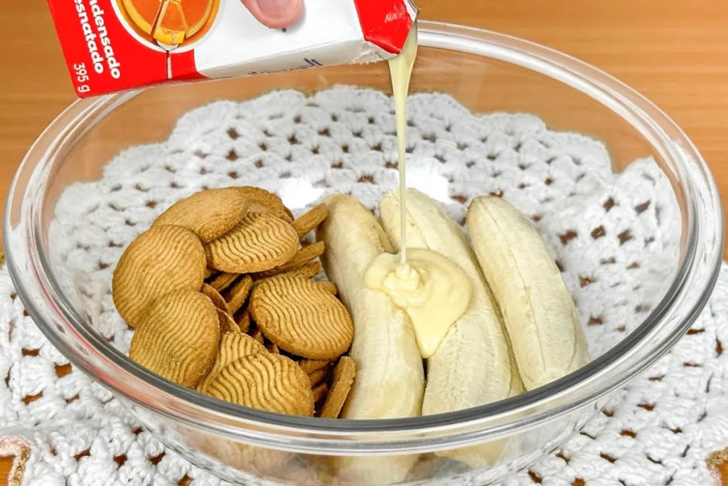 Sobremesa De Banana Simples Com Cara De Sobremesa Chique Para Servir Gelada 7 Sobremesa De Banana