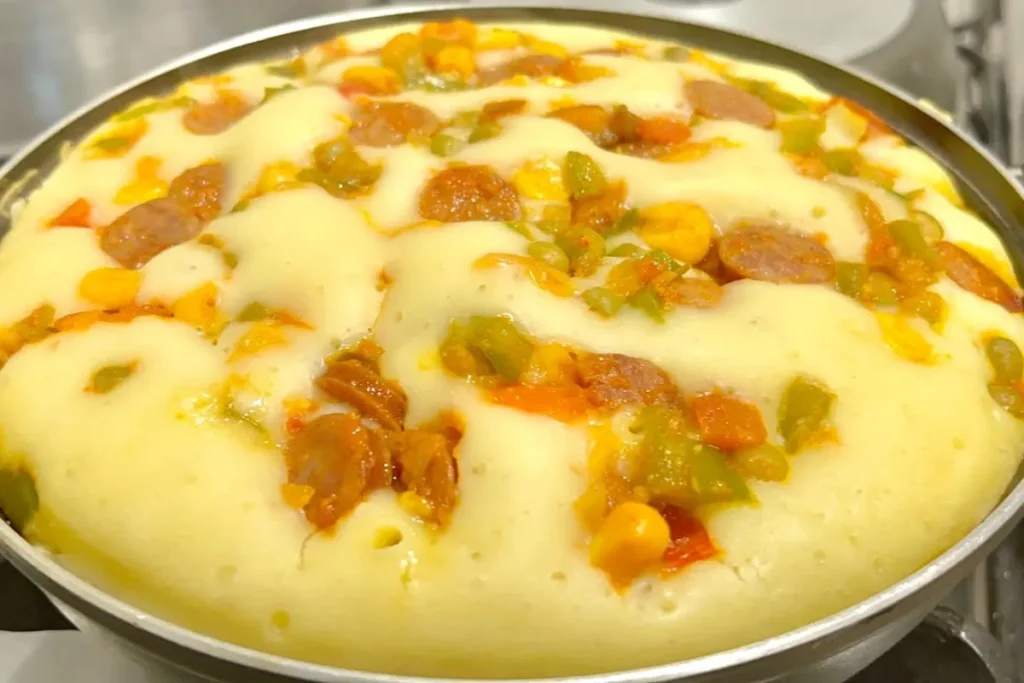 Torta Salgada Com Massa De Maisena Que Você Faz Na Frigideira, Sem Complicação 7 Torta Salgada Com Massa De Maisena
