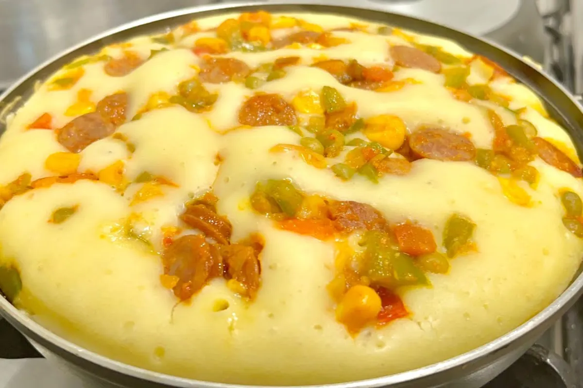 Torta Salgada Com Massa De Maisena