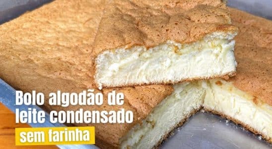 Bolo Algodão De Leite Condensado