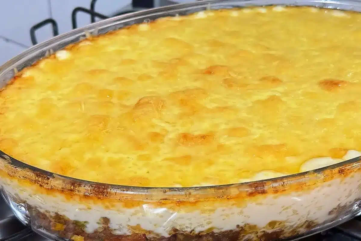 Carne moída gratinada