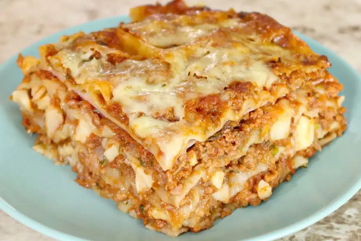 Lasanha de carne moída