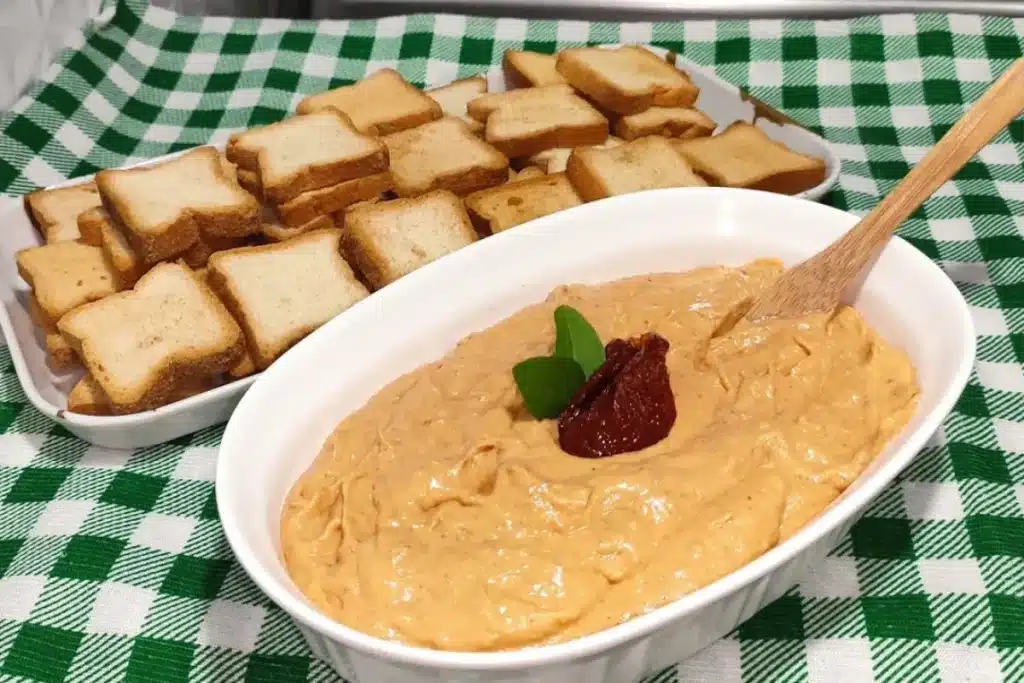 Patê De Tomate Seco Que Salvou Minha Festa De Última Hora - Todo Mundo Pediu A Receita! 7 Patê De Tomate Seco