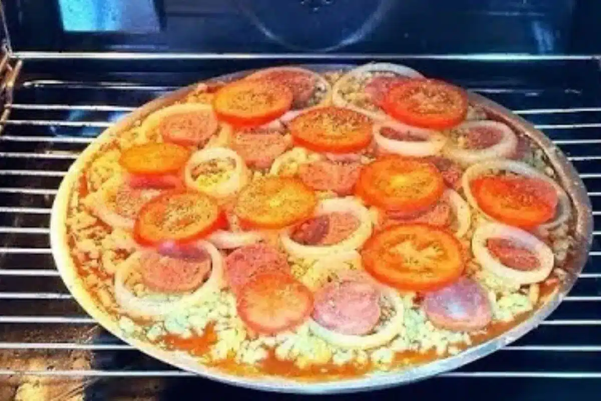 Pizza caseira diferente